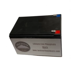 Ice Strong Outdoors Bold North Outdoors 12V 18ah Lithium Ion Battery LifePO4