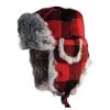 Fancy-Ladies Only! Eskimo Plaid Alaskan Fur Hat