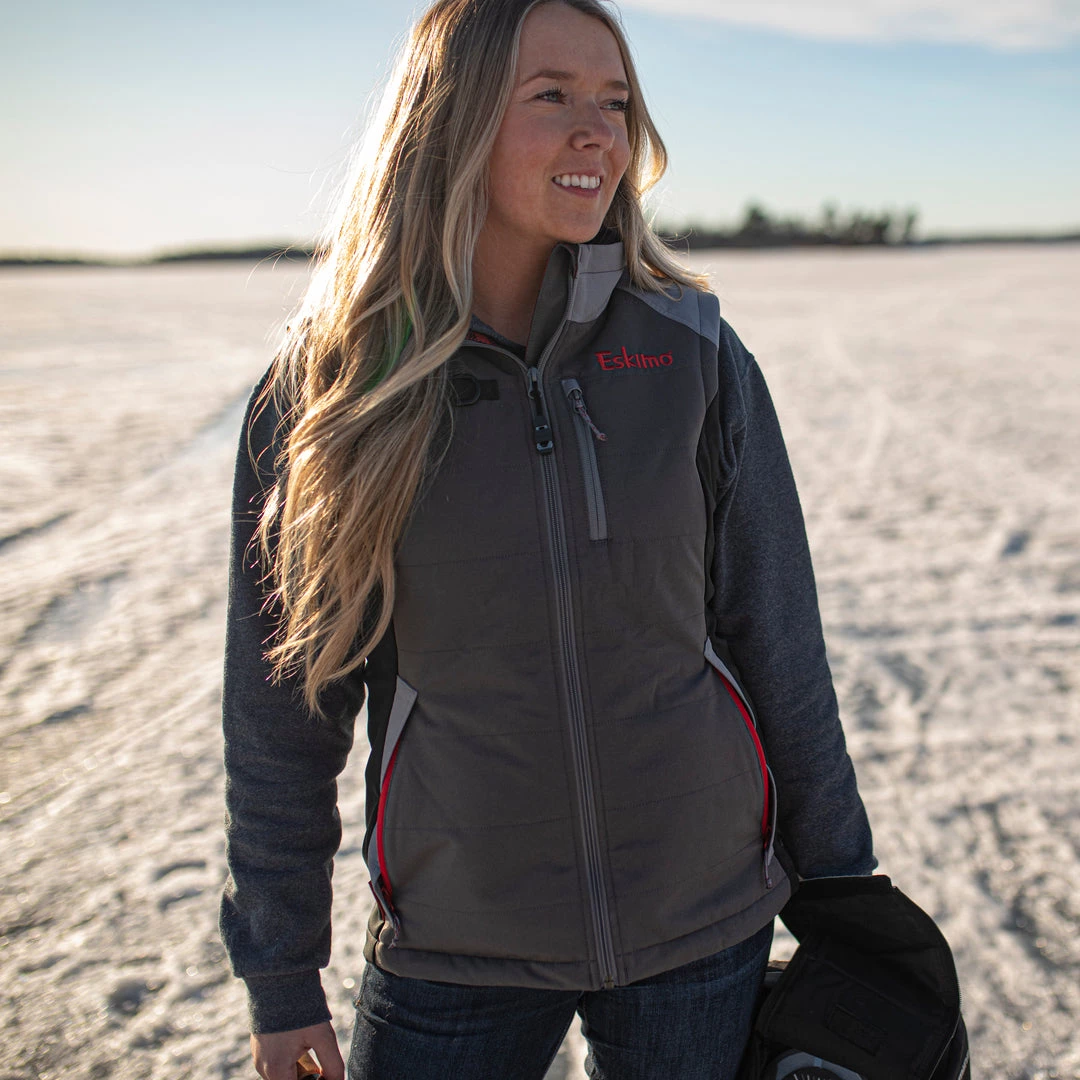 Ice Strong Fancy-Ladies Only! NEW-ESKIMO WOMEN'S FROST FLAG CHASER VEST 4 Ice Strong Fancy-Ladies Only! NEW-ESKIMO WOMEN'S FROST FLAG CHASER VEST