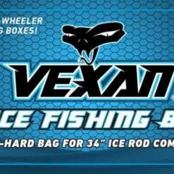 Ice Strong Outdoors Vexan ICE 35″ Ice Fishing Combo Rod & Reel Tackle Bag
