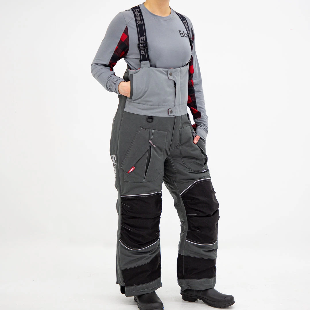 NEW-ESKIMO WOMEN'S FROST LEGEND BIB WITH UPLYFT FLOAT ASSIST & DROP SEAT 6 NEW-ESKIMO WOMEN'S FROST LEGEND BIB WITH UPLYFT FLOAT ASSIST & DROP SEAT