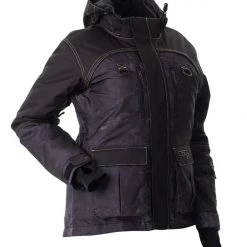 Fancy-Ladies Only! DSG Arctic Appeal 2.0 Ice Fishing Jacket - Black Realtree Wave®, Dusty Teal, Oatmeal