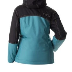 Fancy-Ladies Only! DSG Arctic Appeal 2.0 Ice Fishing Jacket - Black Realtree Wave®, Dusty Teal, Oatmeal
