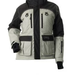 Fancy-Ladies Only! DSG Arctic Appeal 2.0 Ice Fishing Jacket - Black Realtree Wave®, Dusty Teal, Oatmeal