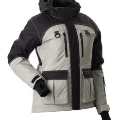 Fancy-Ladies Only! DSG Arctic Appeal 2.0 Ice Fishing Jacket - Black Realtree Wave®, Dusty Teal, Oatmeal