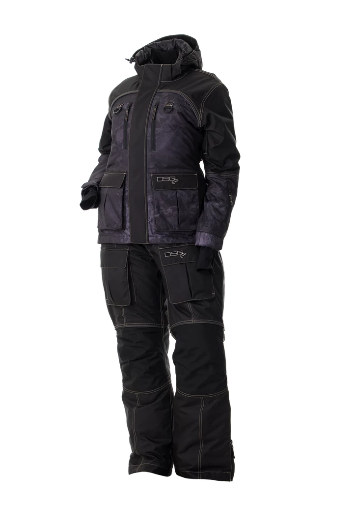 DSG Arctic Appeal 2.0 Ice Fishing Drop Seat Bib - Black Fancy-Ladies Only! 6 DSG Arctic Appeal 2.0 Ice Fishing Drop Seat Bib - Black Fancy-Ladies Only!