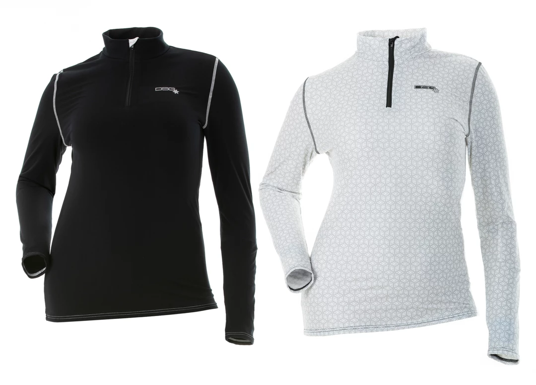 DSG D-Tech Base Layer Shirt - Black Or White Snowflake 3 DSG D-Tech Base Layer Shirt - Black Or White Snowflake