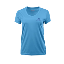 Reef & Reel Women's Classic V-Neck Performance SS Shirt