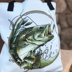 Ice Strong Outdoors Rockstarlette Bass Tote Bag, Weather Resistant