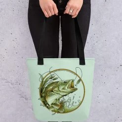 Ice Strong Outdoors Rockstarlette Bass Tote Bag, Weather Resistant