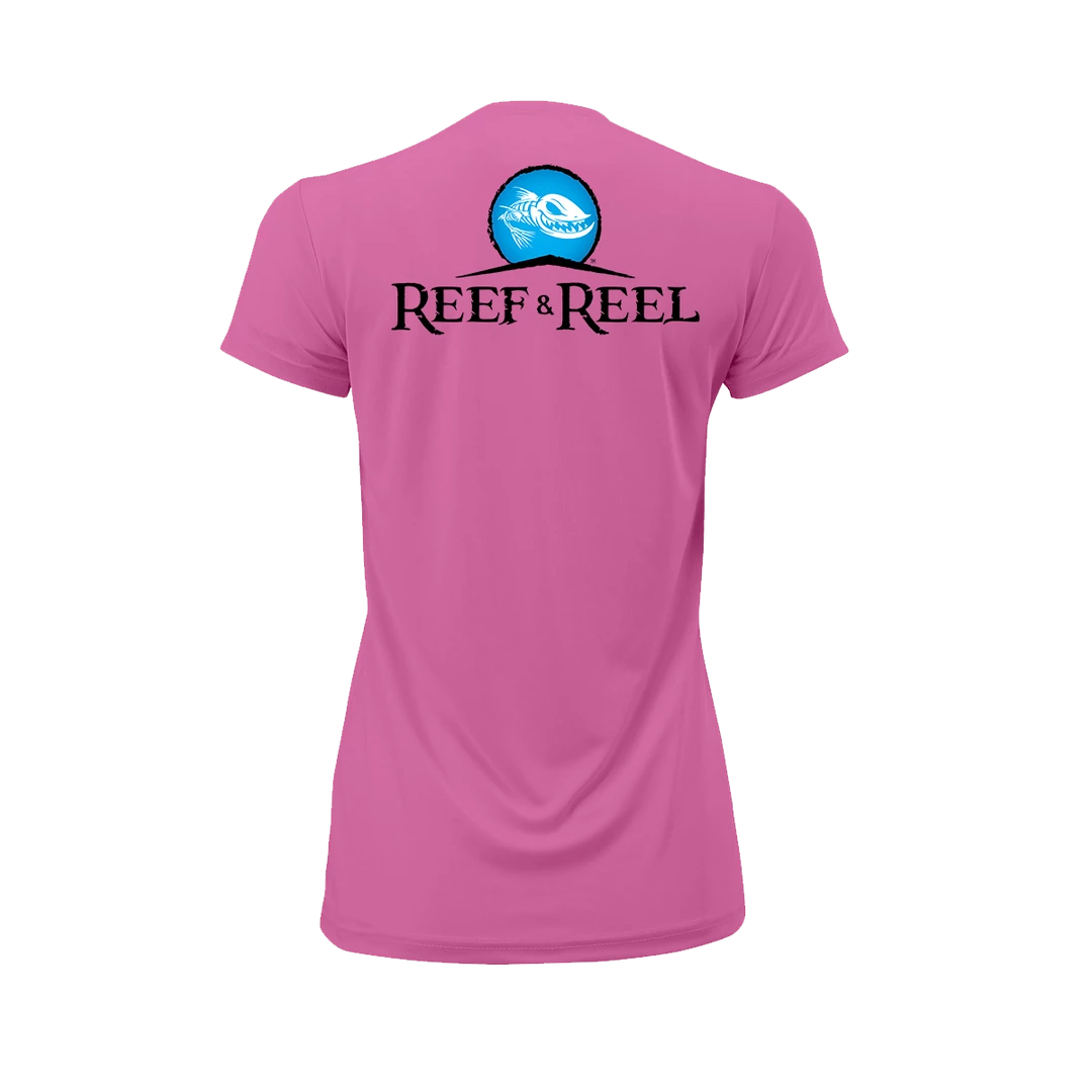 Fancy-Ladies Only! Reef & Reel Women's Classic Logo Performance SS Shirt 4 Fancy-Ladies Only! Reef & Reel Women's Classic Logo Performance SS Shirt