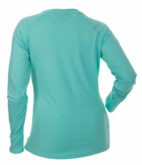 DSG Solid Shirt - UPF 50+ - Salmon, Aqua, Sea Blue, Rose Or Slate Fancy-Ladies Only! 4 DSG Solid Shirt - UPF 50+ - Salmon, Aqua, Sea Blue, Rose Or Slate Fancy-Ladies Only!