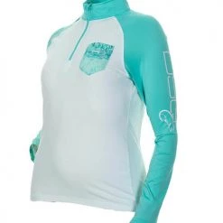 DSG Realtree Fishing® Camo 1/4 Zip Shirt - UPF 50 - Salmon Or Aqua Fancy-Ladies Only! 23 DSG Realtree Fishing® Camo 1/4 Zip Shirt - UPF 50 - Salmon Or Aqua Fancy-Ladies Only!