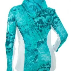 DSG Wave Shirt - Realtree Wave® Pattern - UPF 50 - Sea Blue Or Aqua