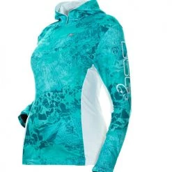 DSG Wave Shirt - Realtree Wave® Pattern - UPF 50 - Sea Blue Or Aqua