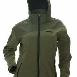 Fancy-Ladies Only! DSG Malea Softshell Jacket - Black Heather Or Olive Heather