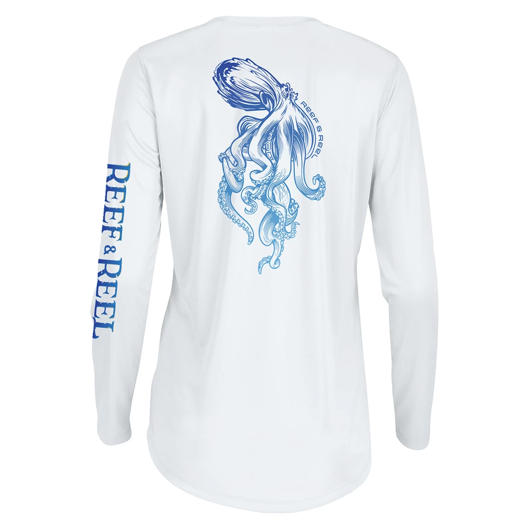 Reef & Reel Women's Dive Deep Performance LS Shirt 9 Reef & Reel Women's Dive Deep Performance LS Shirt