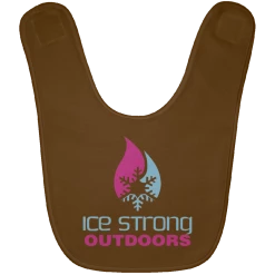 CustomCat Ice Strong Baby Bib Blue & Pink Logo (LOTS Of Bib Color Choices) Infant Ice Strong Apparel 23 CustomCat Ice Strong Baby Bib Blue & Pink Logo (LOTS Of Bib Color Choices) Infant Ice Strong Apparel
