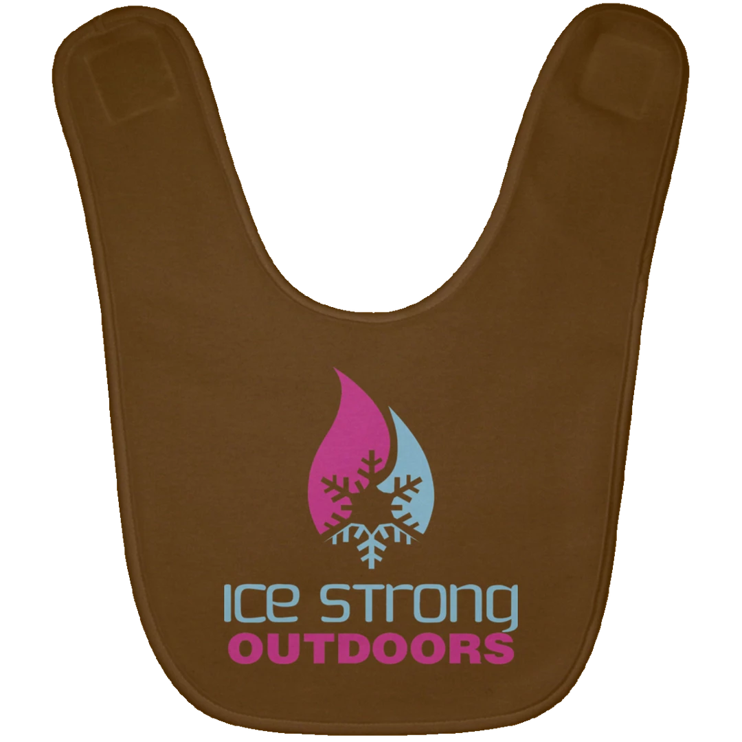 CustomCat Ice Strong Baby Bib Blue & Pink Logo (LOTS Of Bib Color Choices) Infant Ice Strong Apparel 7 CustomCat Ice Strong Baby Bib Blue & Pink Logo (LOTS Of Bib Color Choices) Infant Ice Strong Apparel