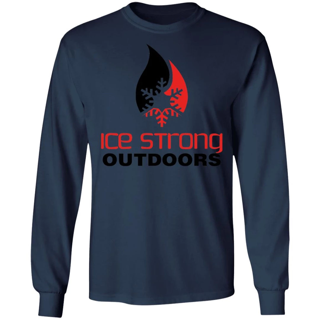 CustomCat Men's Long Sleeve Laker Taker Tee - Red/Black Logo Laker Taker Lures & Swag 21 CustomCat Men's Long Sleeve Laker Taker Tee - Red/Black Logo Laker Taker Lures & Swag