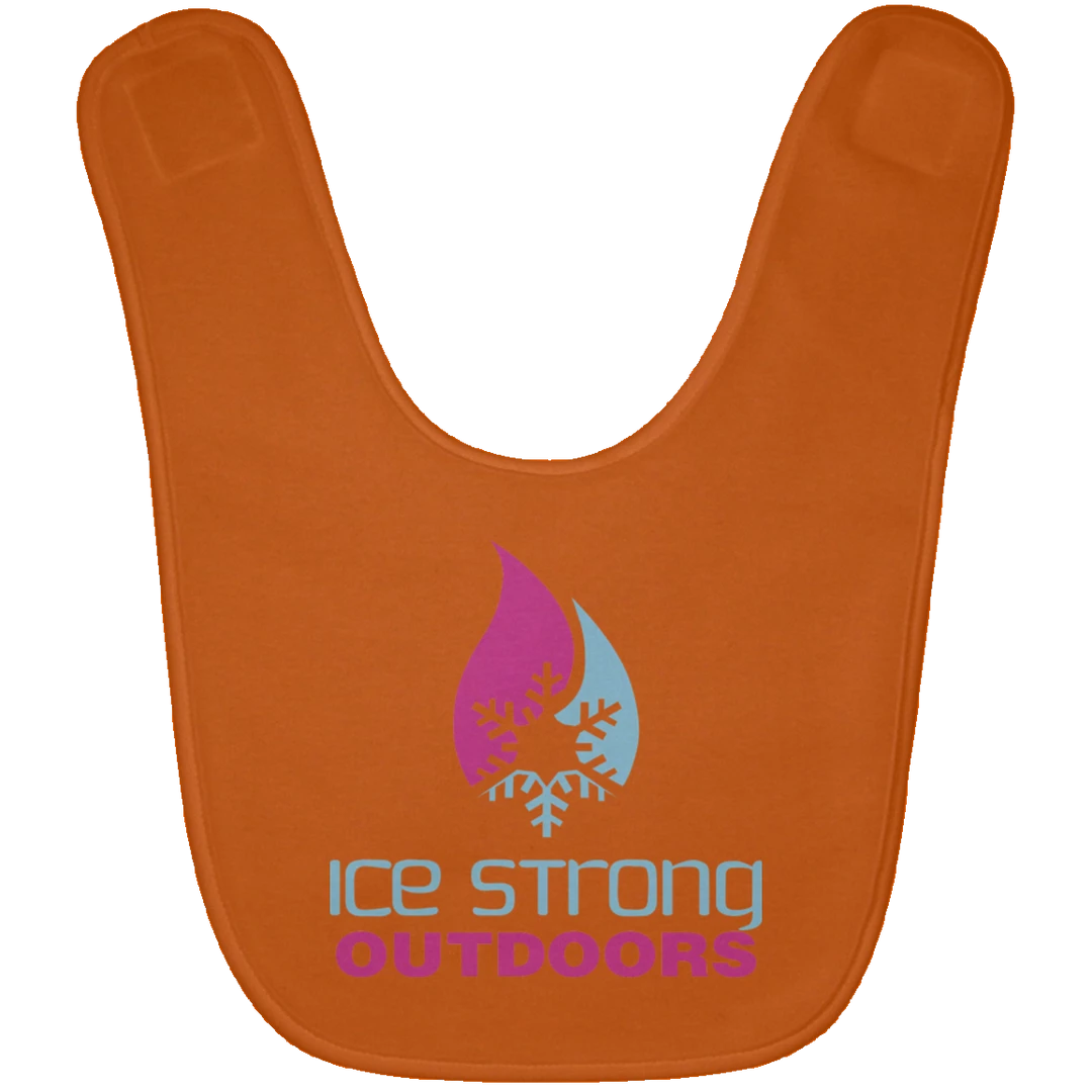 CustomCat Ice Strong Baby Bib Blue & Pink Logo (LOTS Of Bib Color Choices) Infant Ice Strong Apparel 8 CustomCat Ice Strong Baby Bib Blue & Pink Logo (LOTS Of Bib Color Choices) Infant Ice Strong Apparel
