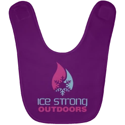 CustomCat Ice Strong Baby Bib Blue & Pink Logo (LOTS Of Bib Color Choices) Infant Ice Strong Apparel 31 CustomCat Ice Strong Baby Bib Blue & Pink Logo (LOTS Of Bib Color Choices) Infant Ice Strong Apparel