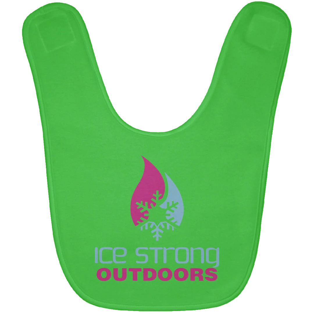 CustomCat Ice Strong Baby Bib Blue & Pink Logo (LOTS Of Bib Color Choices) Infant Ice Strong Apparel 10 CustomCat Ice Strong Baby Bib Blue & Pink Logo (LOTS Of Bib Color Choices) Infant Ice Strong Apparel