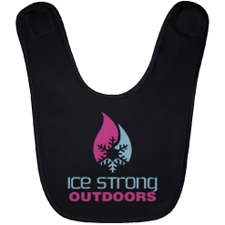 CustomCat Ice Strong Baby Bib Blue & Pink Logo (LOTS Of Bib Color Choices) Infant Ice Strong Apparel 22 CustomCat Ice Strong Baby Bib Blue & Pink Logo (LOTS Of Bib Color Choices) Infant Ice Strong Apparel