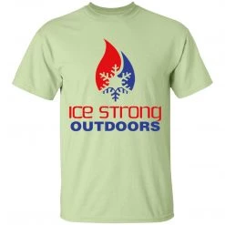 CustomCat Laker Taker Lures & Swag Men's Ice Strong Patriotic Logo Front/Laker Taker Back Regular Size Ultra Cotton T-Shirt (12 Color Choices)