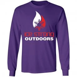 CustomCat Men's Long Sleeve Laker Taker Tee - Red/White Logo Laker Taker Lures & Swag