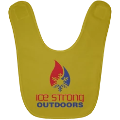 CustomCat Ice Strong Baby Bib Patriotic Logo (LOTS Of Bib Color Choices) 28 CustomCat Ice Strong Baby Bib Patriotic Logo (LOTS Of Bib Color Choices)