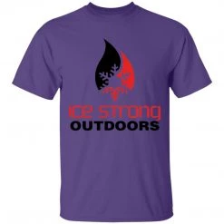 CustomCat Men's Ice Strong Original Logo Front/Laker Taker Back Regular Size Ultra Cotton T-Shirt (11 Color Choices) Laker Taker Lures & Swag