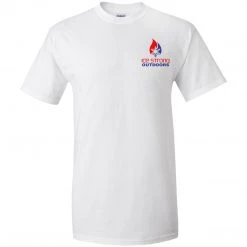 CustomCat Men's Ice Strong Patriotic Chest/Laker Taker Back TALL Ultra Cotton T-Shirt (4 Color Choices) Laker Taker Lures & Swag