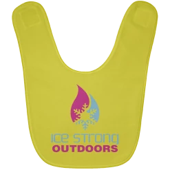 CustomCat Ice Strong Baby Bib Blue & Pink Logo (LOTS Of Bib Color Choices) Infant Ice Strong Apparel 34 CustomCat Ice Strong Baby Bib Blue & Pink Logo (LOTS Of Bib Color Choices) Infant Ice Strong Apparel