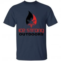CustomCat Men's Ice Strong Original Logo Front/Laker Taker Back Regular Size Ultra Cotton T-Shirt (11 Color Choices) Laker Taker Lures & Swag