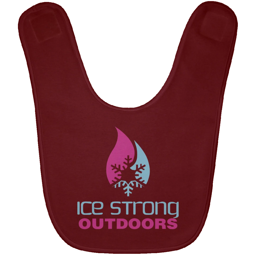 CustomCat Ice Strong Baby Bib Blue & Pink Logo (LOTS Of Bib Color Choices) Infant Ice Strong Apparel 11 CustomCat Ice Strong Baby Bib Blue & Pink Logo (LOTS Of Bib Color Choices) Infant Ice Strong Apparel