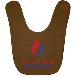CustomCat Ice Strong Baby Bib Patriotic Logo (LOTS Of Bib Color Choices) 21 CustomCat Ice Strong Baby Bib Patriotic Logo (LOTS Of Bib Color Choices)