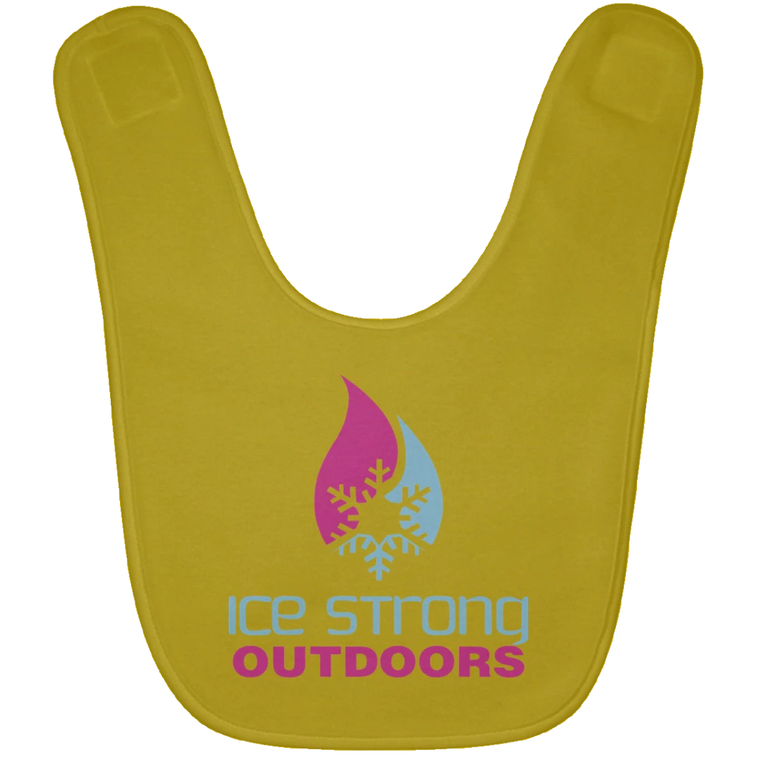 CustomCat Ice Strong Baby Bib Blue & Pink Logo (LOTS Of Bib Color Choices) Infant Ice Strong Apparel 13 CustomCat Ice Strong Baby Bib Blue & Pink Logo (LOTS Of Bib Color Choices) Infant Ice Strong Apparel