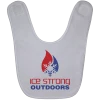 CustomCat Ice Strong Baby Bib Patriotic Logo (LOTS Of Bib Color Choices)