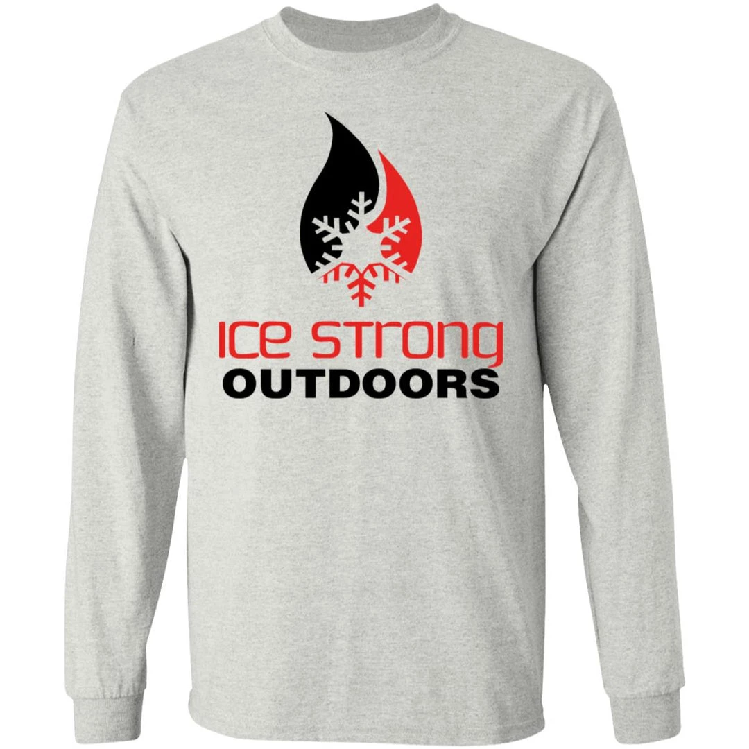 CustomCat Men's Long Sleeve Laker Taker Tee - Red/Black Logo Laker Taker Lures & Swag 6 CustomCat Men's Long Sleeve Laker Taker Tee - Red/Black Logo Laker Taker Lures & Swag