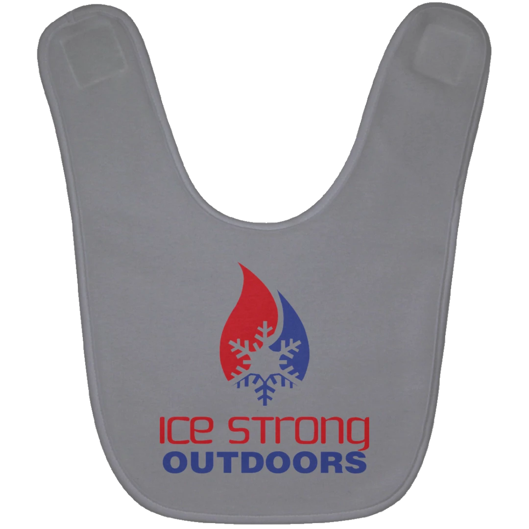 CustomCat Ice Strong Baby Bib Patriotic Logo (LOTS Of Bib Color Choices) 9 CustomCat Ice Strong Baby Bib Patriotic Logo (LOTS Of Bib Color Choices)