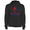 CustomCat Men's Regular Pullover Hooded Sweatshirt Patriotic Logo (Athletic Heather, Charcoal, Black, Navy, Royal, Olive) Men's Ice Strong Apparel