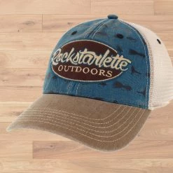 Ice Strong Outdoors Fly Fishing Rockstarlette Outdoors Logo Mesh Back Hat