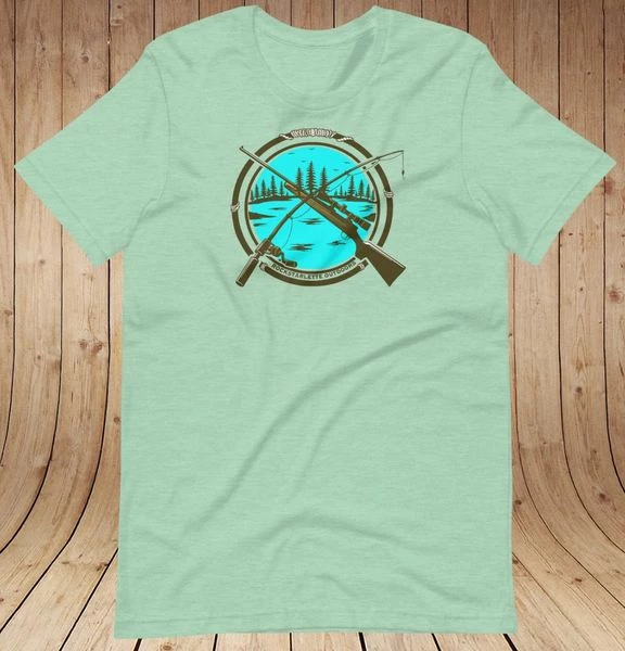 Fancy-Ladies Only! Rockstarlette Hunting & Fishing Logo Loose Fit T Shirt, Heather Orange Or Heather Mint 4 Fancy-Ladies Only! Rockstarlette Hunting & Fishing Logo Loose Fit T Shirt, Heather Orange Or Heather Mint