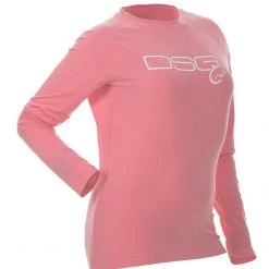 DSG Solid Shirt - UPF 50+ - Salmon, Aqua, Sea Blue, Rose Or Slate Fancy-Ladies Only! 34 DSG Solid Shirt - UPF 50+ - Salmon, Aqua, Sea Blue, Rose Or Slate Fancy-Ladies Only!
