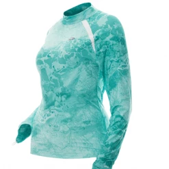 Fancy-Ladies Only! DSG Kai Realtree Wave® Fishing Shirt - UPF 50+ - Salmon, Navy Or Aqua