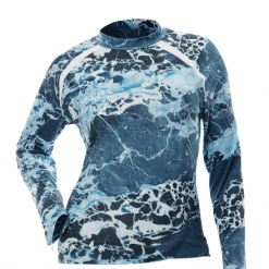Fancy-Ladies Only! DSG Kai Realtree Wave® Fishing Shirt - UPF 50+ - Salmon, Navy Or Aqua