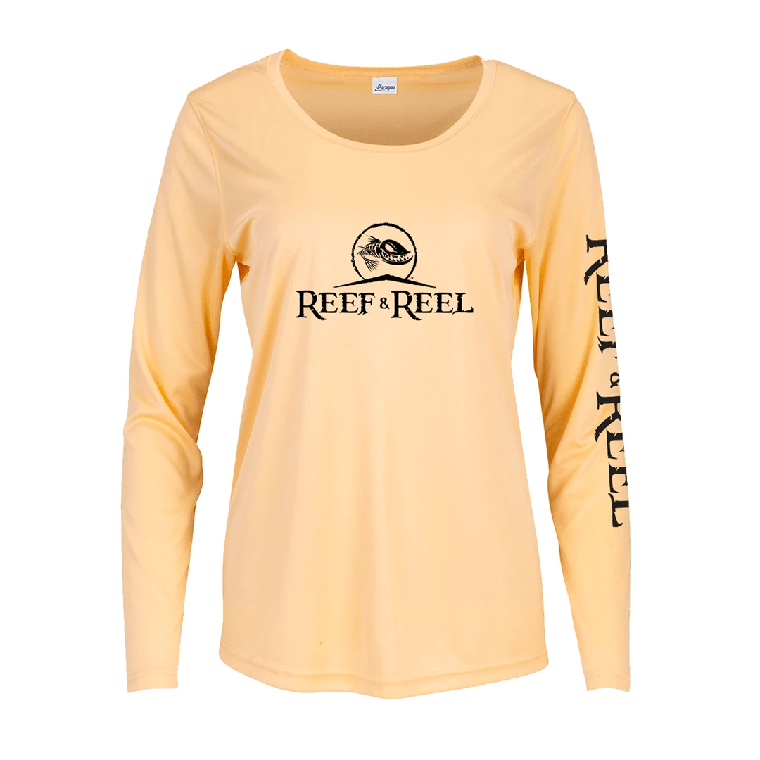 Fancy-Ladies Only! Reef & Reel Women's Logo Performance LS Shirt 4 Fancy-Ladies Only! Reef & Reel Women's Logo Performance LS Shirt