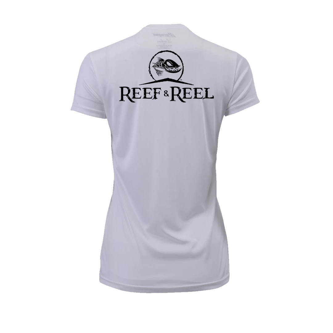 Fancy-Ladies Only! Reef & Reel Women's Logo Performance SS Shirt 10 Fancy-Ladies Only! Reef & Reel Women's Logo Performance SS Shirt