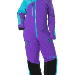 DSG Drop Seat Monosuit - Purple And Teal, Lime And Grey, Pink And Grey Or Aqua And Black